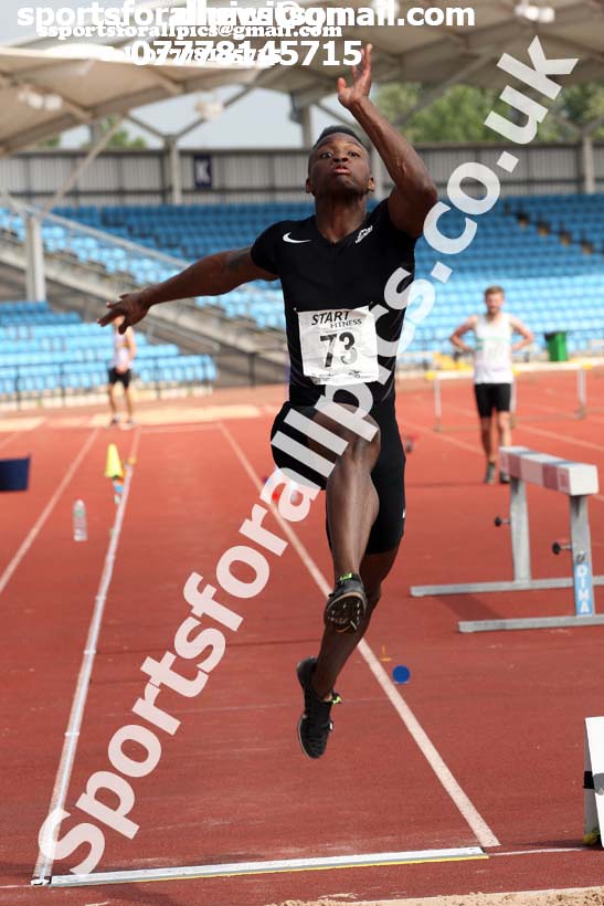 Senior mens long jump, Northern Senior and Under-20s Champs., Sports City, Manchester. Photo: David T. Hewitson/Sports for All Pics